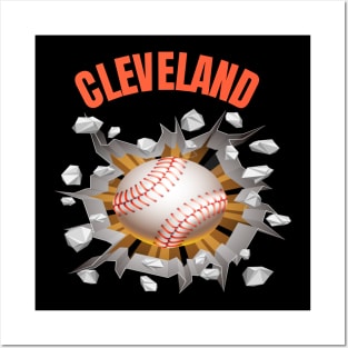 Cleveland Hometown Indian Tribe vintage for Baseball Fans T-Shirt Posters and Art